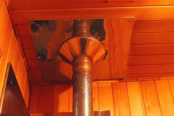 Дымоход в деревянной бане